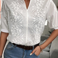 WW | Elegantes Top Mit V-Ausschnitt