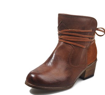 W&W Mode - Neu Stiefel Damen Lederschuhe