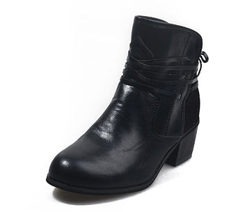 W&W Mode - Neu Stiefel Damen Lederschuhe