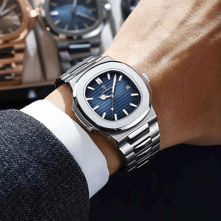 W&W Mode | Klassisch Herren Uhr Wasserdicht