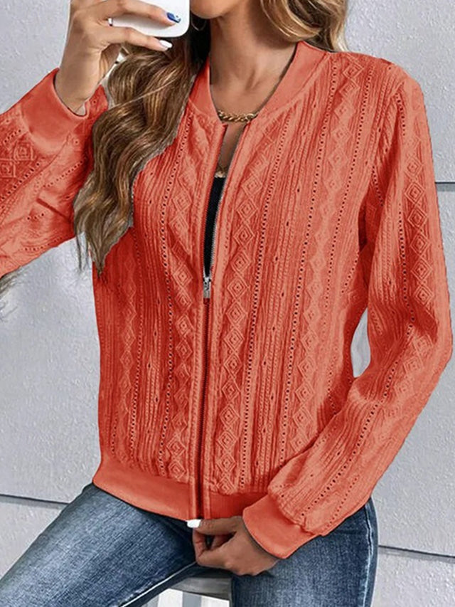 WW | Stilvolles Einfaches Damen Strickjacke