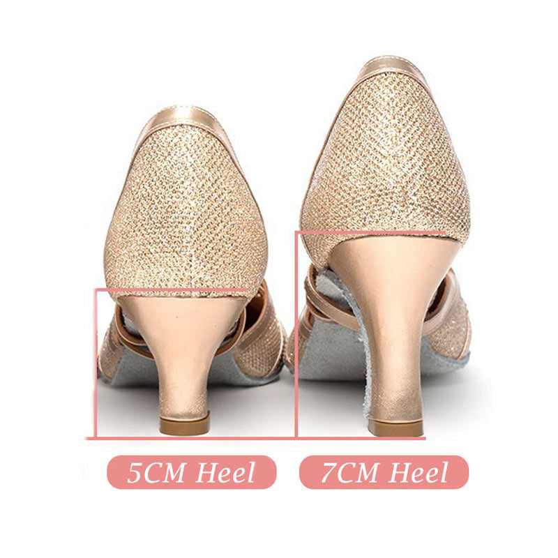 W&W Mode | Salsa Tanzschuhe Damen Latein Tanzschuhe 7cm