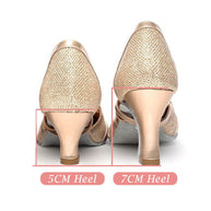 WW | Salsa Tanzschuhe Damen Latein Tanzschuhe 7cm
