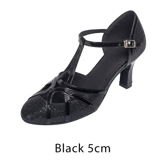 W&W Mode | Salsa Tanzschuhe Damen Latein Tanzschuhe 7cm