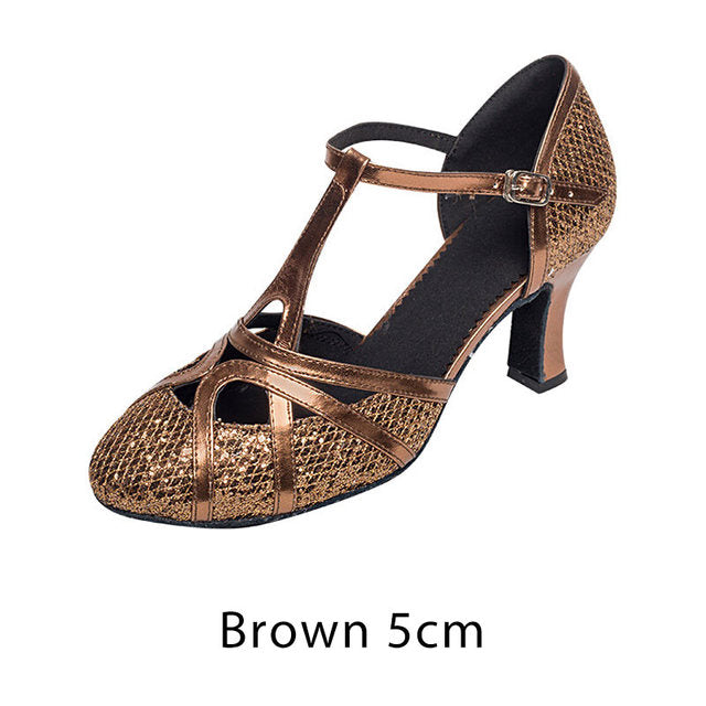 W&W Mode | Salsa Tanzschuhe Damen Latein Tanzschuhe 7cm