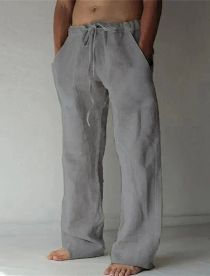 WW | Lockere Leinenhose Für Herren