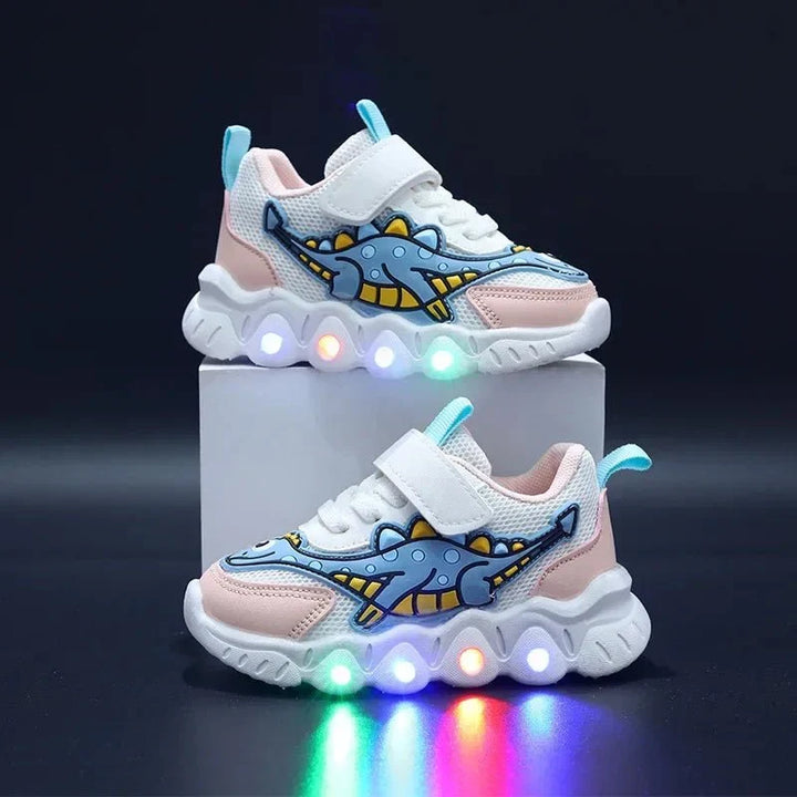 W&W Mode | Leuchtende Dino Sneaker