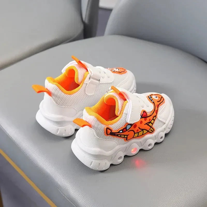 W&W Mode | Leuchtende Dino Sneaker