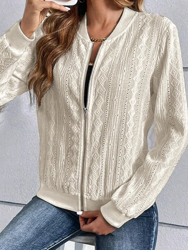 WW | Stilvolles Einfaches Damen Strickjacke