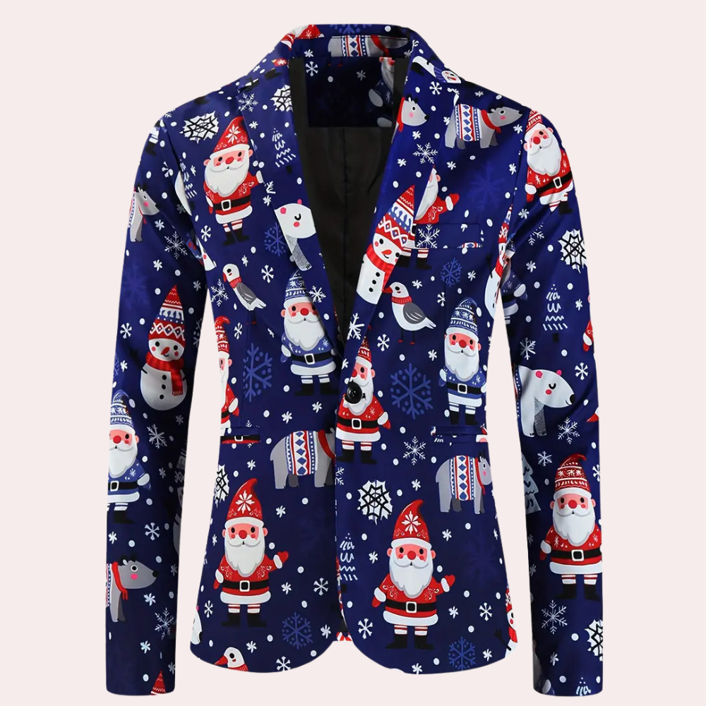 WW | Trendiger Weihnachtsblazer Für Herren