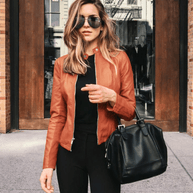 WW | Jacke Damen Slim Fit Lederjacke Damen Perfekt Für Den Herbst Trendy & Lässig