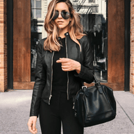 WW | Jacke Damen Slim Fit Lederjacke Damen Perfekt Für Den Herbst Trendy & Lässig