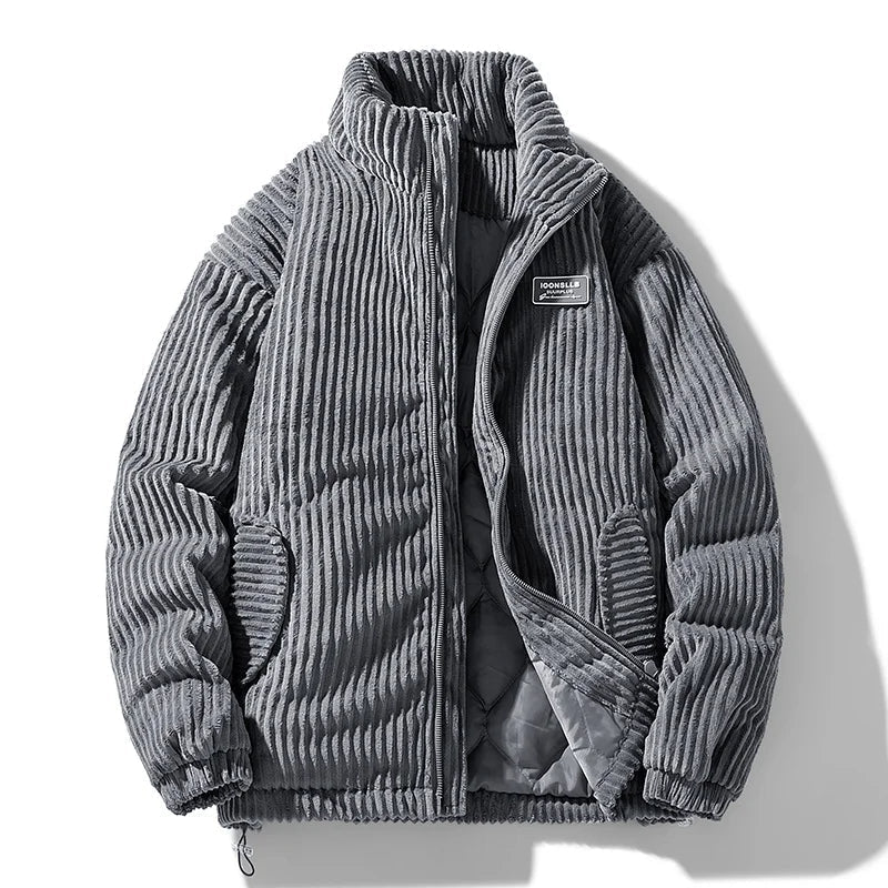 W&W Mode | Gestepptes Cord-Samt-Jacke – Stil & Komfort Für Damen