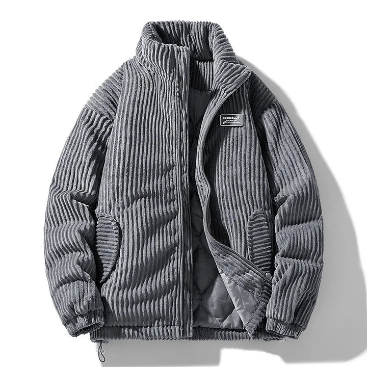W&W Mode | Gestepptes Cord-Samt-Jacke – Stil & Komfort Für Damen