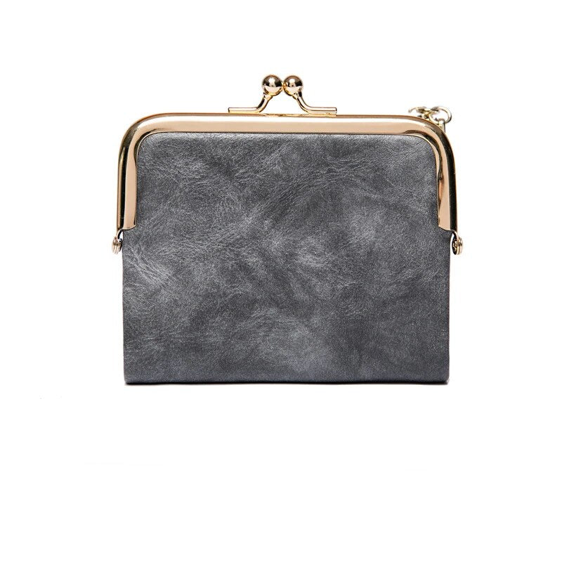 W&W Mode | Kiss Lock Tasche - stilvolle Damen Münzgeldbörse