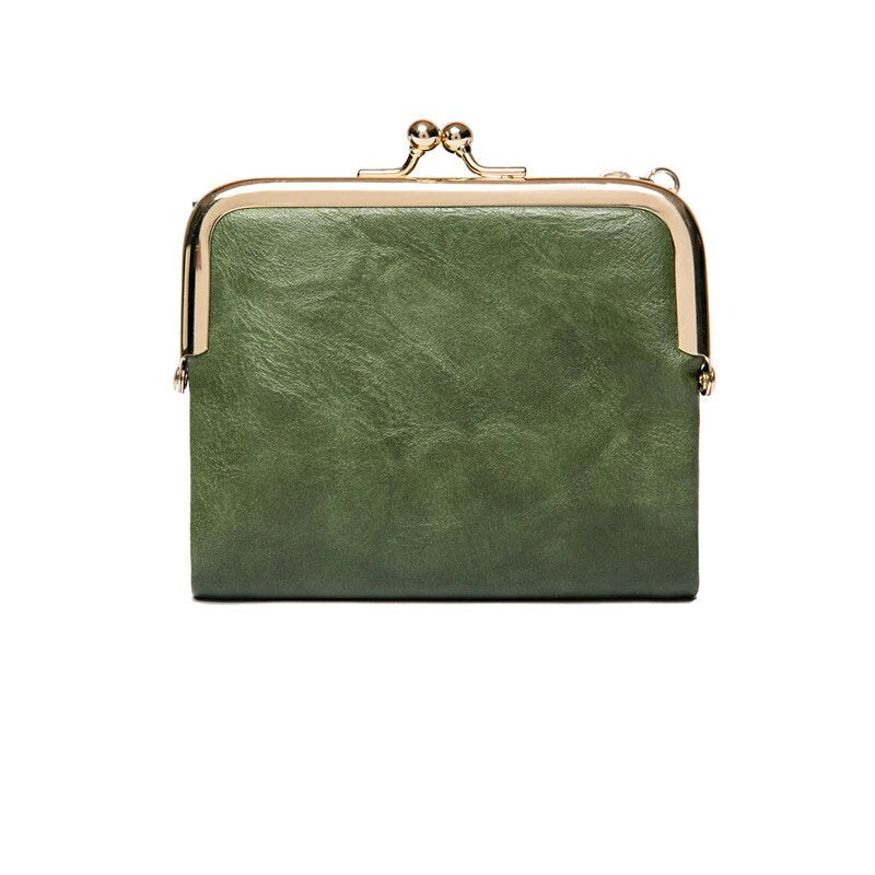 WW | Kiss Lock Tasche - stilvolle Damen Münzgeldbörse