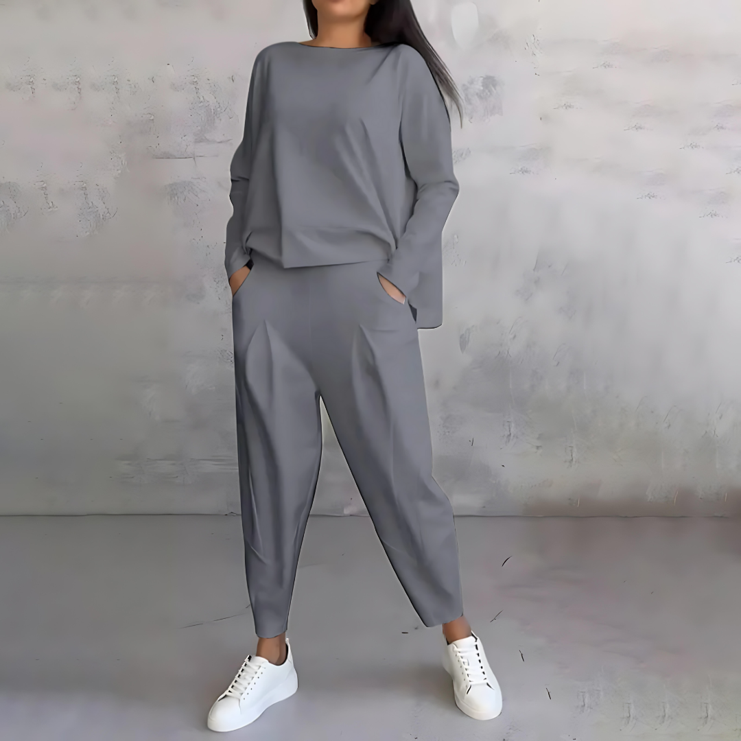 W&W Mode | Lässiges Herbst 2-teiliges Set für Frauen