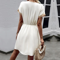 WW | Elegantes Kordelzug-Minikleid