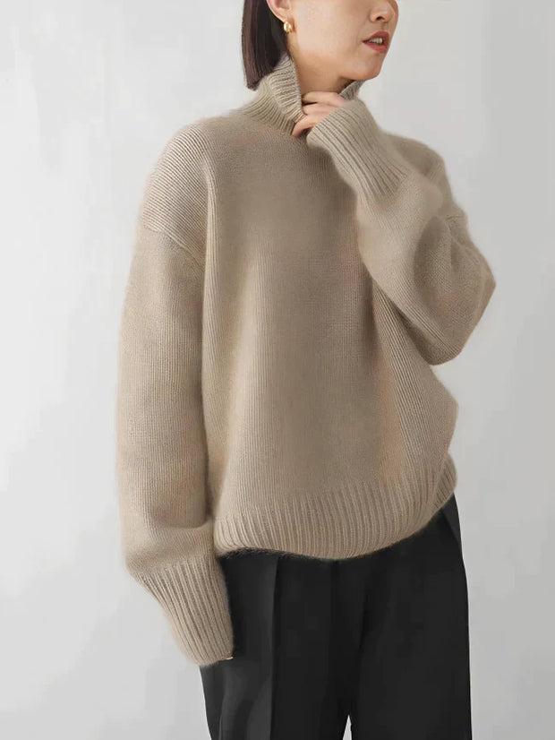 WW | Cashmere-Pullover Mit Rollkragen
