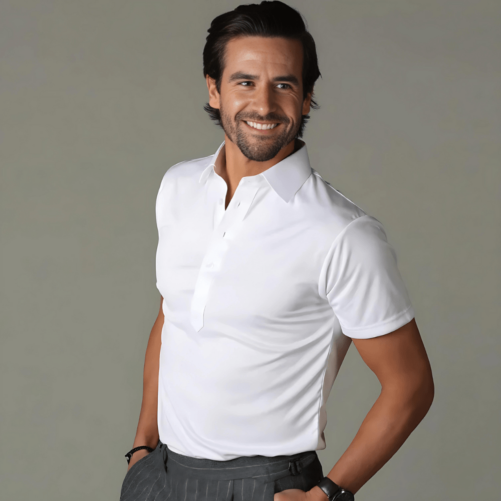 WW | Herren Polo Shirt Atmungsaktives Baumwollmaterial