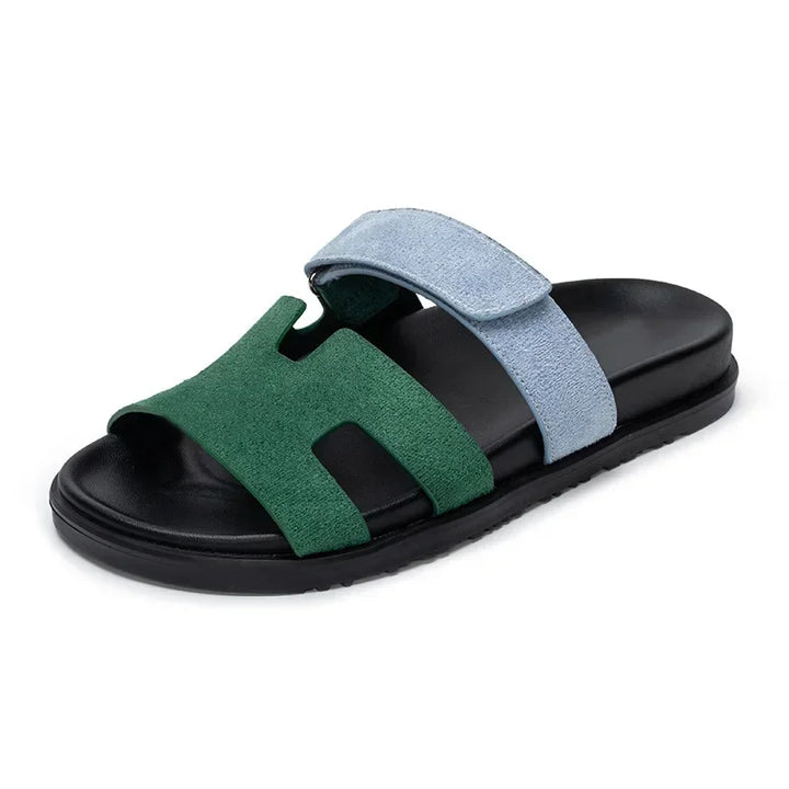 Damen Slip-on-Sandalen mit weichem Material