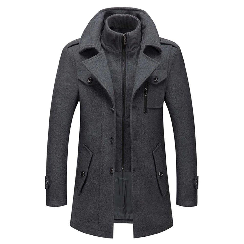 W&W Mode | Lange elegante Herrenjacke