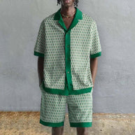 WW | Herren Trendiges Shirt & Kurze Hose Sommeroutfit