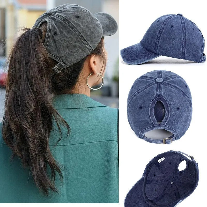 WW | Pferdeschwanz Baseballcap Mit Atmungsaktivem Komfort Und Uv Schutz