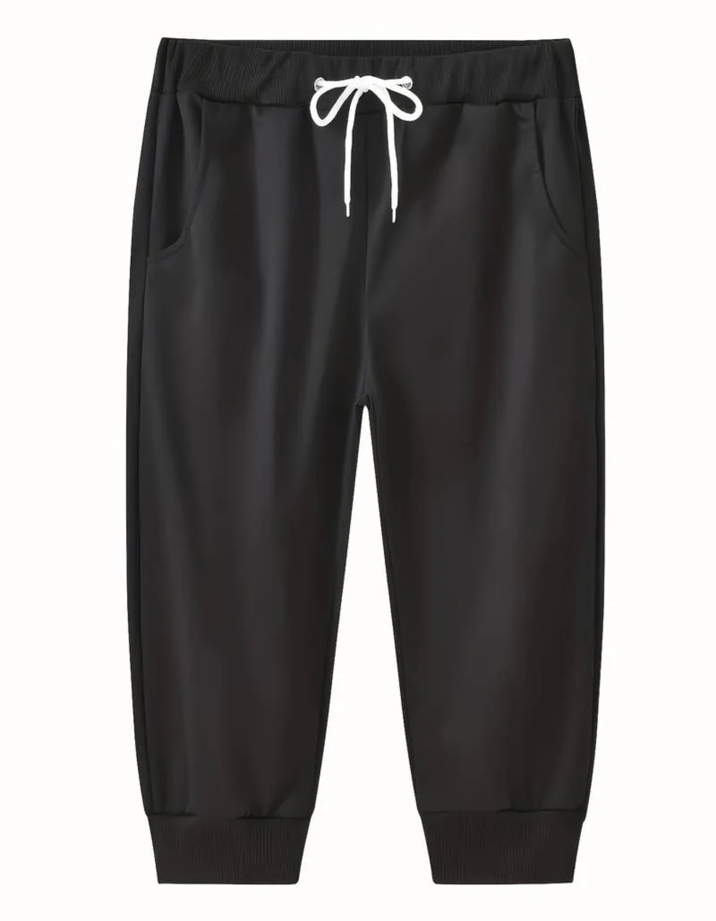 WW | Herren 3/4 Jogginghose Schwarz