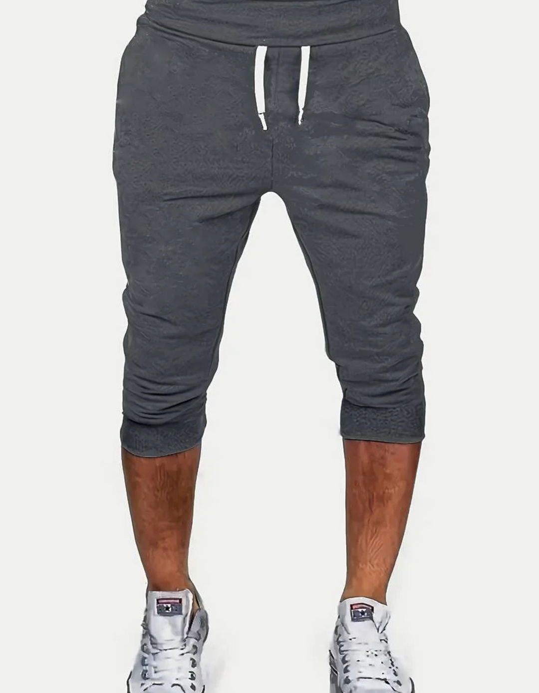 W&W Mode | Herren 3/4 Jogginghose Schwarz