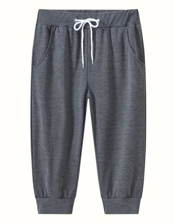 W&W Mode | Herren 3/4 Jogginghose Schwarz
