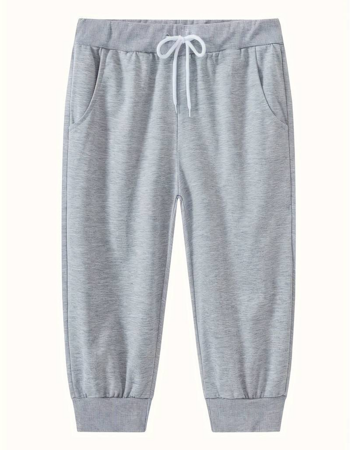 W&W Mode | Herren 3/4 Jogginghose Schwarz