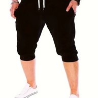 WW | Herren 3/4 Jogginghose Schwarz