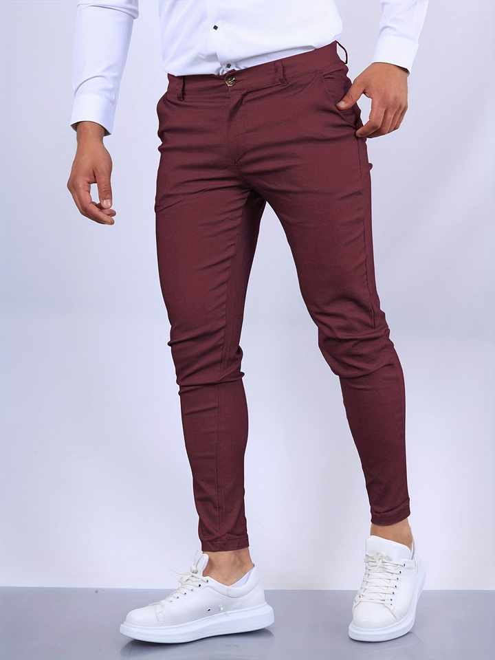 W&W Mode | Herren Slim Fit Freizeithose Modisch