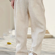 WW | Baggy Leinenhose Luftige Sommerhose Mit Weichem Tragekomfort