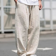 WW | Baggy Leinenhose Luftige Sommerhose Mit Weichem Tragekomfort