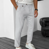 WW | Herren Bequeme Hose Schwarz