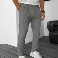 WW | Herren Bequeme Hose Schwarz