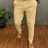 WW | Herren Chino Hose Beige Stoffhose