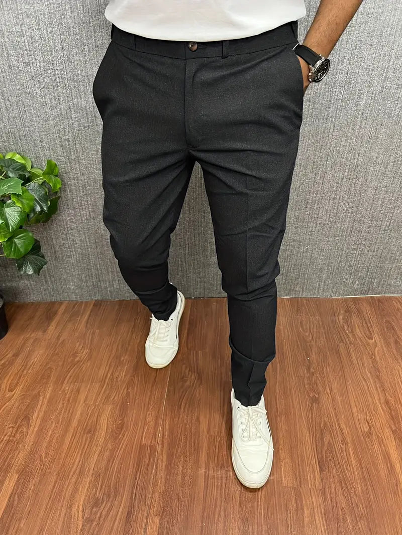 W&W Mode | Herren Chino Hose Beige Stoffhose