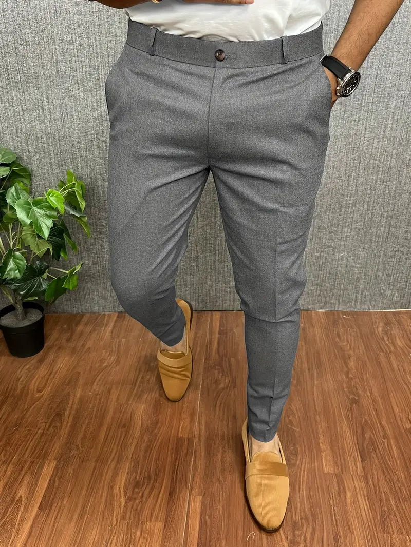W&W Mode | Herren Chino Hose Beige Stoffhose