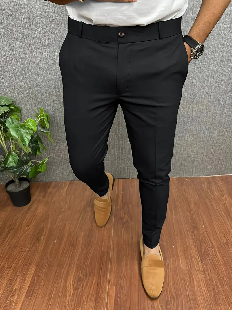 W&W Mode | Herren Chino Hose Beige Stoffhose