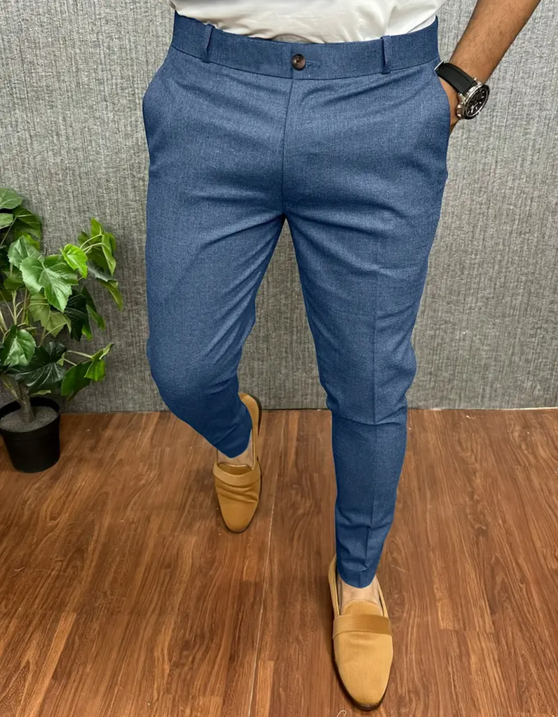 WW | Herren Chinohose Schwarz Stoffhose