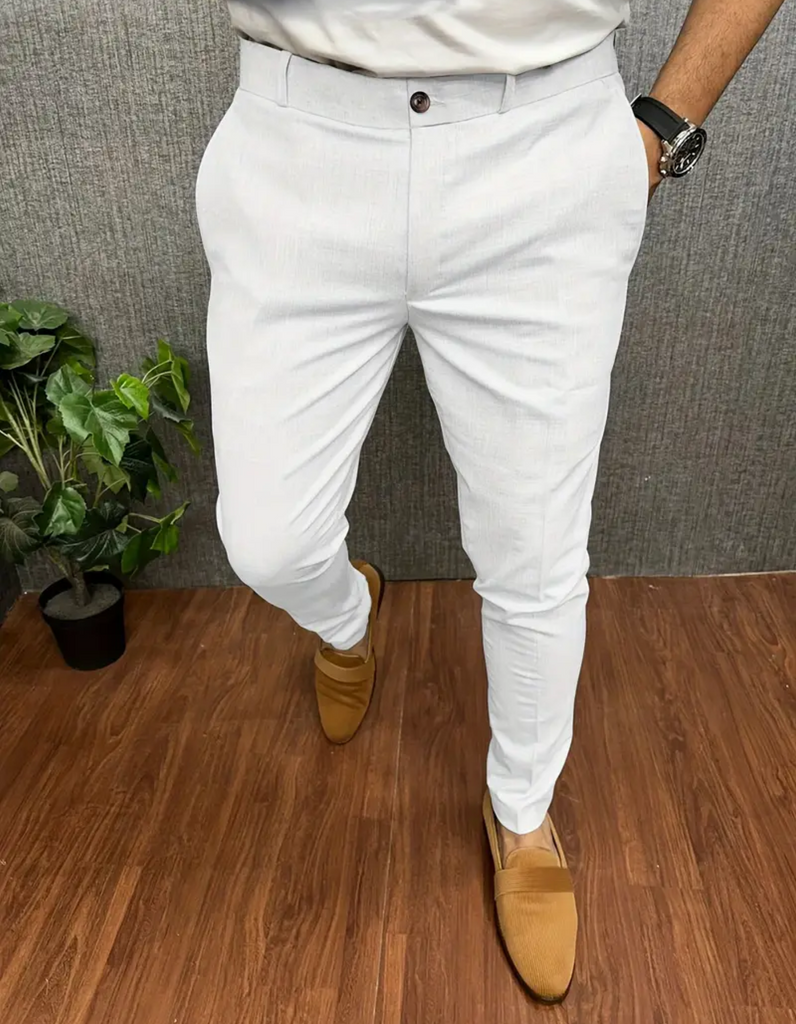 WW | Herren Chinohose Schwarz Stoffhose