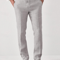 WW | Herren Chino Hose Schwarze Stoffhose