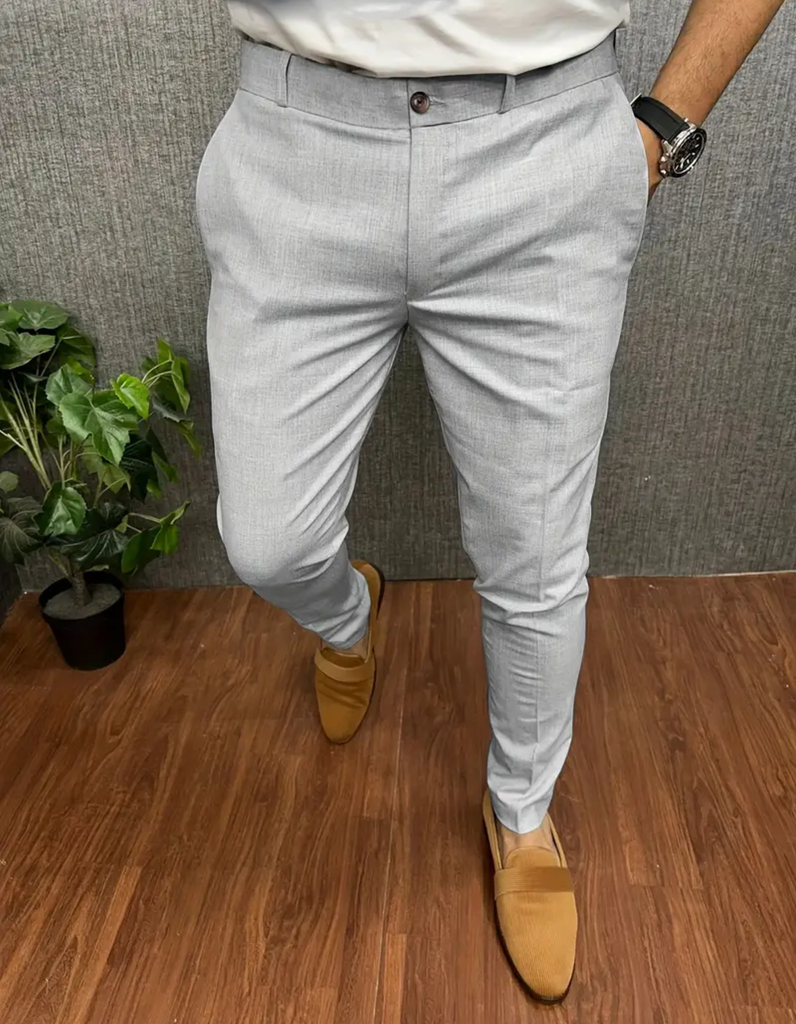 WW | Herren Chinohose Schwarz Stoffhose