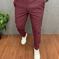 WW | Herren Weiße Chino Stoffhose Stretch