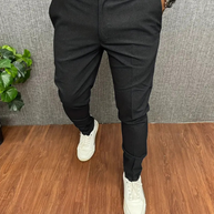 WW | Herren Weiße Chino Stoffhose Stretch