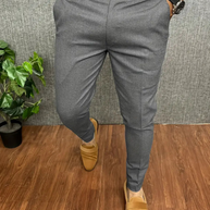 WW | Herren Weiße Chino Stoffhose Stretch