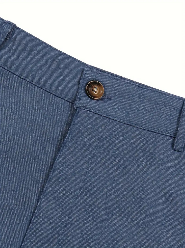 W&W Mode | Herren Weiße Chino Stoffhose Stretch